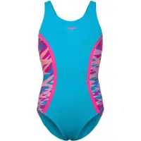 Speedo Hyperboom Splice Muscleback Swimsuit Bleu 8 Years Fille