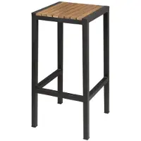 Gastronoble Tabouret de bar Bolero - acier et bois d'acacia