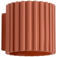 Sollux Applique AURA rouge ochra G9 1xG9 10W aluminium 10x12x10cm