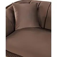 AEA Luxe Salon Canapé Ensemble de sièges Marron Beige Set 3+3+1 Meubles