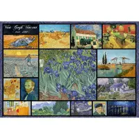 Grafika Puzzle Vincent Van Gogh Collage - Puzzle de 1000 pièces