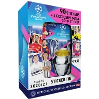 Topps - Autocollant Ligue des Champions 2020/21 - 1 boîte