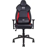 Thermaltake GGC-VCO-BRLWDS-01 Chaise de jeu Chaise de jeu Assise rembourrée Noir, rouge