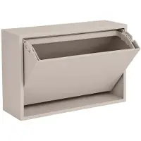 ReCollector Boîtes de rangement L30 x W10 x H15 beige