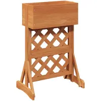 vidaXL Grille de jardin verticale, orange, 48 x 30 x 70,5 cm