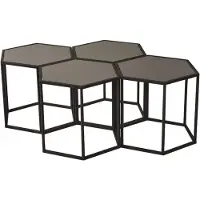 AEA Tables basses modernes et neuves en métal : élégantes, raffinées, luxueuses, pour le salon ou le bureau