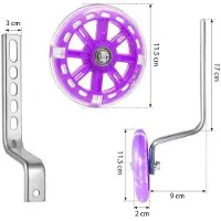 OEM Roues stabilisatrices pour vélo d'enfant (lot de 2), couleur : violet, matériau : plastique