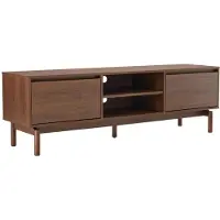 Happy Garden Meuble TV en bois foncé 160cm SARAH