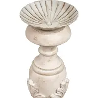 OEM Housse italienne en bois pour flambé, 90 cm, blanche, décorative, à poser au sol