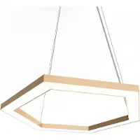 Lumicom Suspension ESAGONO D40, couleur unique, finition mate