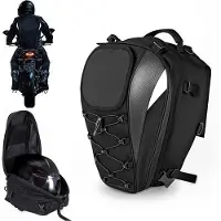 OEM Sac de protection imperméable pour casque de moto avec bandes réfléchissantes et pochette étanche - grande capacité : 25 à 38 litres