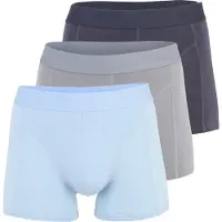 Jack & Jones Boxers 'JACGOBS' bleu marine / bleu clair / gris