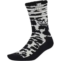 Adidas Chaussettes 'ANIMAL GRAPHIC CREW 2 PAIRS' noir / blanc