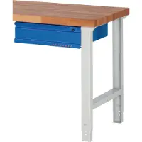 TECWERK Tiroir BK 650 L580 x P650 x H150 mm, bleu gentiane, RAL 5010, adapté à l'établi