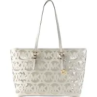Michael Kors pour femme. 30S6GQNT9O Sac à main Trama blanc (OSFA), Casuel, Polyuréthane