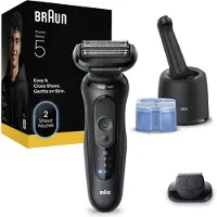 Braun Series 5 52-N7200cc rasoir électrique avec station de nettoyage et de recharge SmartCare Black 1 pcs