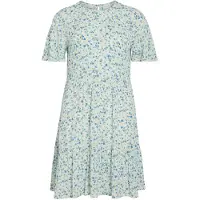 Vila Robe d’été 'VIGreis' bleu roi / olive / blanc