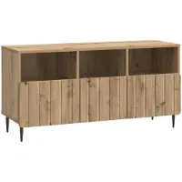 Syfax Meuble TV Chêne artisanal 102 x 34,5 x 50 cm Bois d'ingénierie