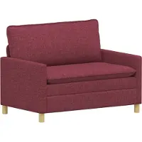 vidaXL Ensemble de canapés, 2 pièces, tissu bordeaux