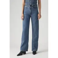 Levi's Ribcage Wide Leg Braided Jeans Bleu 23 / 30 Femme