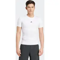 Adidas Techfit Short Sleeve T-shirt Blanc M / Regular Homme