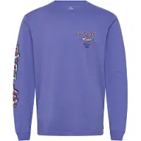 Rip Curl Fade Out Icon Long Sleeve T-shirt Bleu S Homme