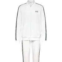 EA7 pour homme. 7M001867_AF12660 Ensemble Italian blanc (XXL), Sport, Coton, Manche longue