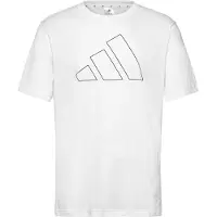 Adidas T-Shirt fonctionnel noir / blanc