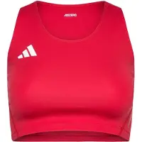 Adidas Adizero Essentials Crop Sports Top Rouge 2XS Femme