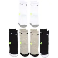 Nike Kids Smiley Crew Socks 6 Pairs Multicolore EU 27-35 Enfants