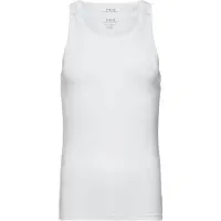 Ralph Lauren pour homme. 714835886001 Lot de 2 débardeurs blancs classiques (S), Homewear, Coton, Sans manches / bretelles