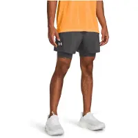Under Armour Launch 5in 2-in-1 Shorts Gris XS Homme