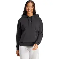Adidas Essentials Small Logo French Terry Hoodie Noir L Femme
