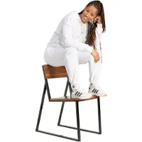 Adidas Essentials Small Logo French Terry Hoodie Blanc M Femme