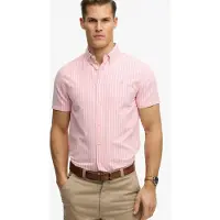 Superdry Chemise saumon / blanc