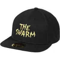 Grimey The Swarm Dc Shoes X Raw Honey Fitted Cap Noir 7 1/8