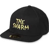 Grimey The Swarm Dc Shoes X Raw Honey Fitted Cap Noir 7 1/4