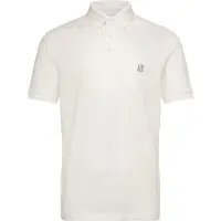 Armani Exchange pour homme. XM000367AF13022U0009 Polo blanc à manches courtes (XS), Casuel, Coton, Manche courte