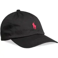 Ralph Lauren unisex pour enfant. 323552489005 Casquette en coton chino noir (OSFA), Casuel, mode enfantine