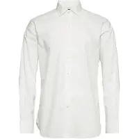 Ralph Lauren pour homme. 712827063003 Chemise en popeline blanche Custom Fit (38), Casuel, Coton, Classique, Manche longue