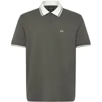 Armani Exchange pour homme. XM002350AF10366U8144 Polo gris Chimera (M), Casuel, Coton, Manche courte
