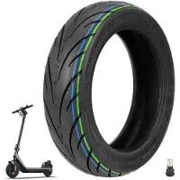 OEM Pneus sans chambre à air de 10 pouces pour roue avant et roue arrière, pour trottinette électrique NIU KQi2/KQi2 Pro (1 pièce)