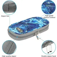 OEM Sac isotherme pour ceinture de diabète - Trousse de rangement isotherme pour diabétiques, destinée au stockage de l'insuline (bleu turquoise nuancé)