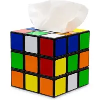 OEM Porte-mouchoirs en forme de cube de puzzle en plastique