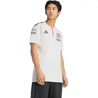 Adidas T-Shirt fonctionnel 'Audi Revolut Formula One Team Engineers & Marketing' anthracite / noir / blanc