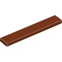 LEGO 50 pièces , pièce c. 6636, rouge-brun