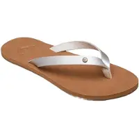 Roxy Jyll Iii Flip Flops Argenté EU 36 Femme
