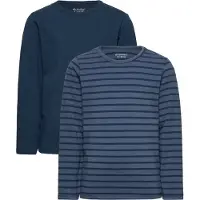 Minymo T-Shirt marine / bleu-gris