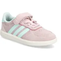 Adidas Baskets basses enfant BREAKNET SLEEK EL C filles - Rose - 34