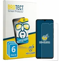 BROTECT Protection Clair (6 pcs, Xiaomi Redmi 14C), Téléphone portable : film de protection, Transparent